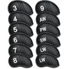 Golf Iron Head Covers Numbers Synthetic Leather Headcover Deluxe Value