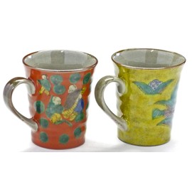 九谷焼 [peamagukappu] Yoshida having Million Years Sea rice of "Back Picture"