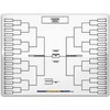 64 Player Erasable Blind Draw Single Elimination Tournament Bracket Chart