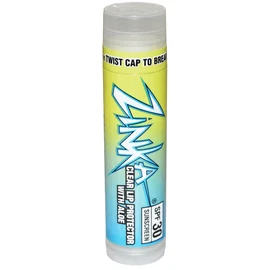 Zinka Clear Lip Protector With Aloe SPF 30 Sunscreen Lip Balm .15 Ounce (Pack of 3)