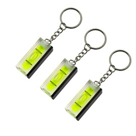 3Pcs Magnetic Mini Bubble Level with Keychain of Interior Decoration– 40mm×17mm×15mm Pocket-Sized Precision Tool for Construction, Woodworking & Picture Hanging Mark Measuring Instruments