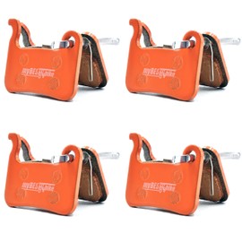 myBESTbike - Bicycle Brake Pads 4 Pairs Disc Brake Pads For Bike, Compatible With Shimano Deore XT XTR LX SLX Hone Alfine Saint Zoom Disc Brake