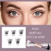 Individual Lashes 120 Cluster Lashes DIY Eyelash Extension Thin Band