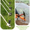 100Pcs Universal Ground Anchor Peg, Durable Boundary Wire Pegs Plastic