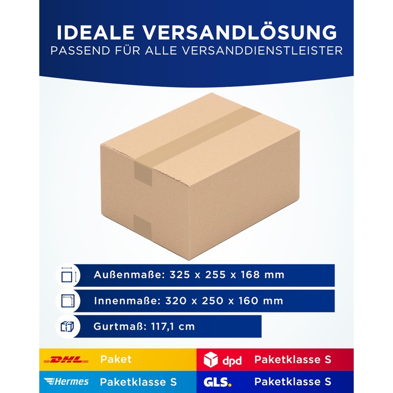 Folding Boxes 320 x 250 x 160 mm Pack of