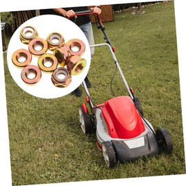 CAXUSD 3sets 10pcs Lawn Mower Blade Nut Durable Grass Trimmer Nut Reverse Thread Design for Secure Fixing Replacement Accessory for Lawn Mower Maintenance 10pcs*3