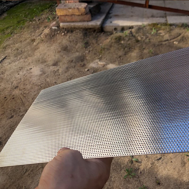 19 Gauge Perforated Metal Sheets 15.7"x7.8" Opening 22% Hole 1.5