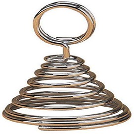 American Metalcraft (SNC1) 3" Chrome Spiral Number Holder