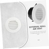 Gatuida Round Air Vent Cover Soffit Air Exhaust Vent Grille