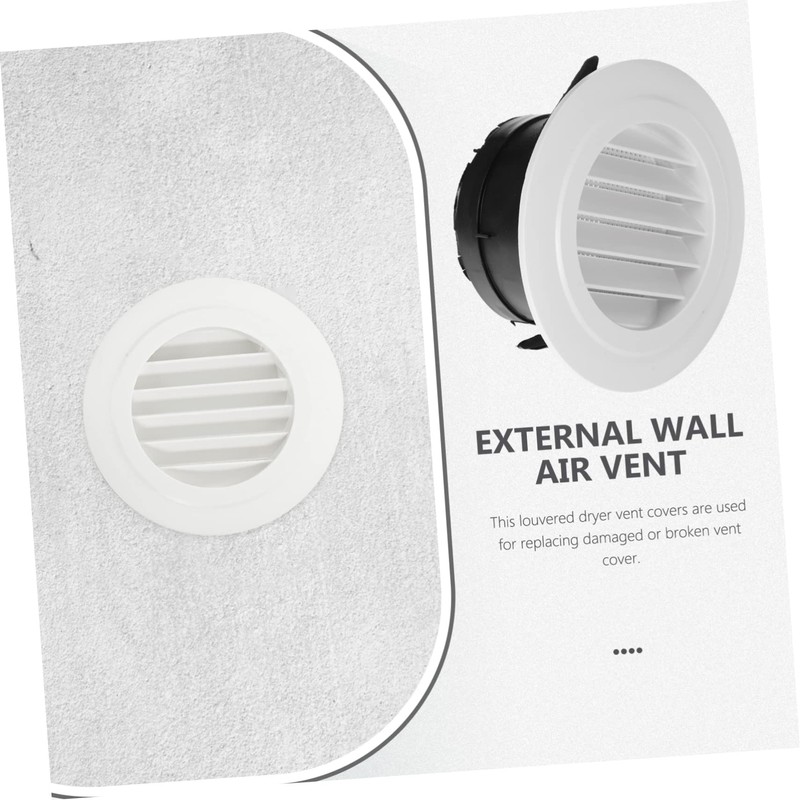 Gatuida Round Air Vent Cover Soffit Air Exhaust Vent Grille