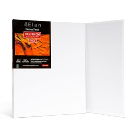 Elan Elan Cotton Canvas Panels 16x20, 6-Pack Canvas Boards for Painting, Painting Canvas, Canvases for Painting, Art Board Bulk, Art Canvas Board, Blank Canvas Panel, Plain Canvas Board Art Canvas Panels