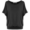 Batwing Tops for Women – Oversized Casual T-Shirt with Banded