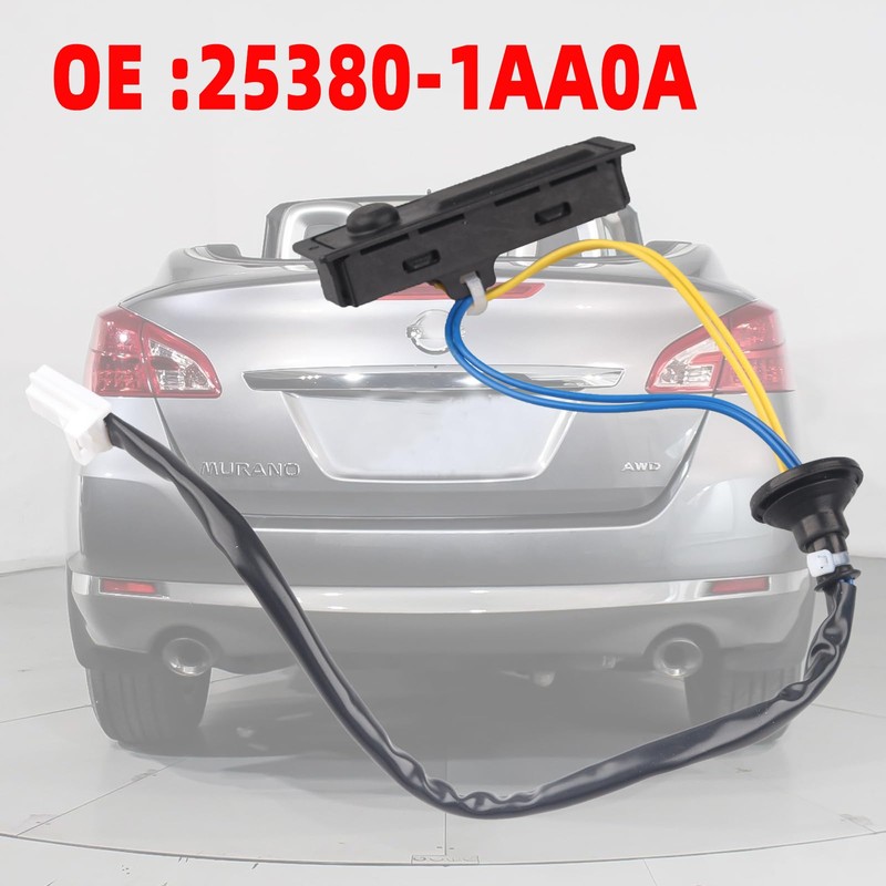 Zikerluder Rear Trunk Lid Release Tailgate Opening Switch Compatible with