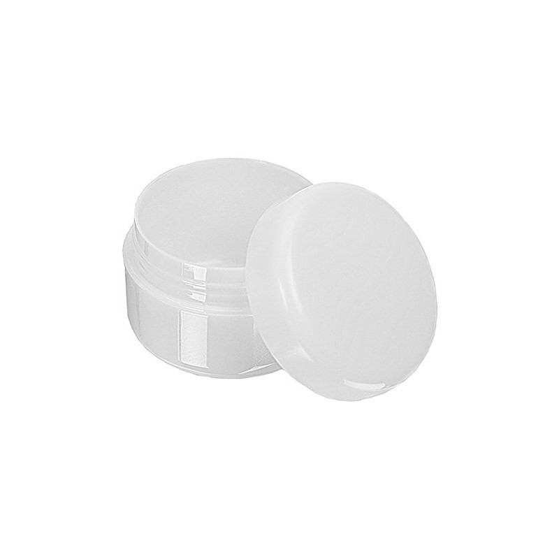 Kosmetex Empty 6ml Tin Containers Plastic Containers Creme Nail Lid,