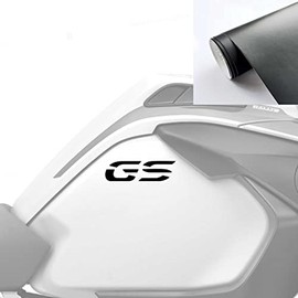 2 Stickers Compatible with Tank Sides Motorcycle R 1200 1250 GS Adventure LC (Matte Black)