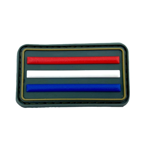 Holland Netherlands Latch Flag Airsoft PVC Velcro Emblem Badge Patch