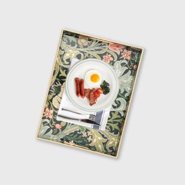 AGIOTA Coffee Table Tray, Serving Tray with Handles, Large Tray for Ottoman Coffee Table, Tray for Living Room Modern