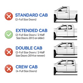 in-Channel Window Visors Rain Guards Shield for 1999-2011 Ford Ranger SuperCab, Wind Deflectors Vent Shades for 1999-2008 Mazda B3000, 1999-2010 Mazda B4000 Extended Cab