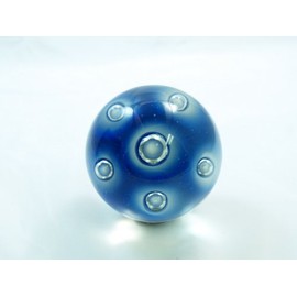 Tripact Inc M Design Art Handcraft Blue Wave Bubble Handmade Art Glass Paperweight Pw-150