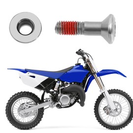 The Lord of the Tools 6 Set Motorcycle Double Locked Sprocket Fastening Kit Motorbike Accessories M8 Sprocket Bolt Chain Screws Compatible with Honda CR CRF