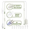 Jimosoon Light Bulb Socket with Cord - 10Ft Plug in