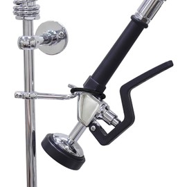 YooGyy Commercial Sink Sprayer Replacement, Sink Pre Rinse Faucet Spray with Handle Grip Assembly,1.28 GPM High Pressured Commercial Dish Sprayer for Replacement Kit,Black