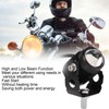 Pair Motorcycle LED Spotlight High Low Beam Yellow White Light
