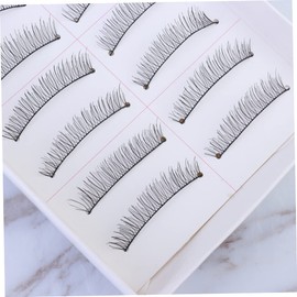 Baluue 180pairs Cotton Thread False Eyelashes for Women Handmade Natural Look Makeup Accessories Soft and Comfortable for Daily Wear for Parties and Special Occasions