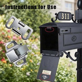 Mailbox Replacement Roller Catch Latch - 2 Packs RV Screen Door Locks Shower, Shutter Door Accessories, Cabinet Doors, Spring Hidden Latches and Catches with Screw for Home Kitchen Pantry and Camper