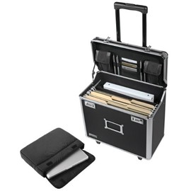 Vaultz Locking Mobile Business Case, Legal Size, 15 x 10 x 16 Inches, Black (VZ00194)