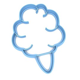 Sweet Prints Inc Cotton Candy Cookie Cutter - Dishwasher Safe (3")