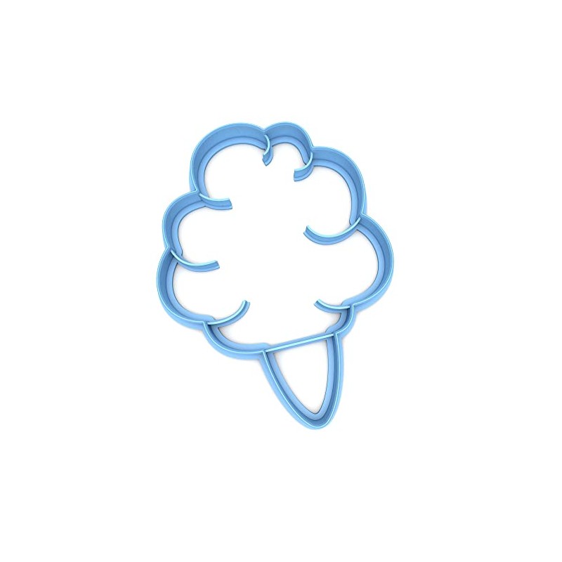 Sweet Prints Inc Cotton Candy Cookie Cutter - Dishwasher Safe