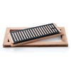 Razo White Oak Wood Flush Mount Floor Register Vent Cover,