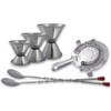TrueCraftware- 6-Piece Stainless Steel Bar Accessory Set (3) Jigger (2)