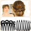 COMNICO French Side Combs, 6 Pieces Hair Comb for Pushing,