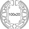 Brake Shoes RMS for Piaggio Sfera/Zip/Quartz 50 cc