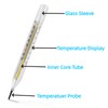 ℃&℉ Clinical Glass Thermometer for Underarm 2PCS - Classic Non
