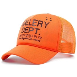 Gallery DEPT Baseball Cap Unisex Adjustable Snapback Trucker Hat - Color: orange