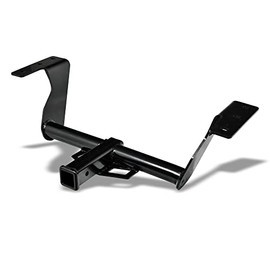 Class 3 III Black 2" Receiver Tube Rear Bumper Trailer Tow Hitch Towing Mount Compatible with 14-18 Subaru Forester