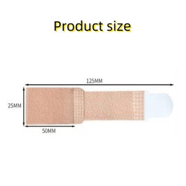 Fabric Hammer Toe Corrector, 10 Pack Toe Splints, Toe Corrector, Toe Wraps for Curled Toes, Crooked Toes and Hammer Toes