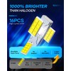 AtomBulb H1 Bulbs, 40000LM 6500K Cool White, 1:1 Mini Size,