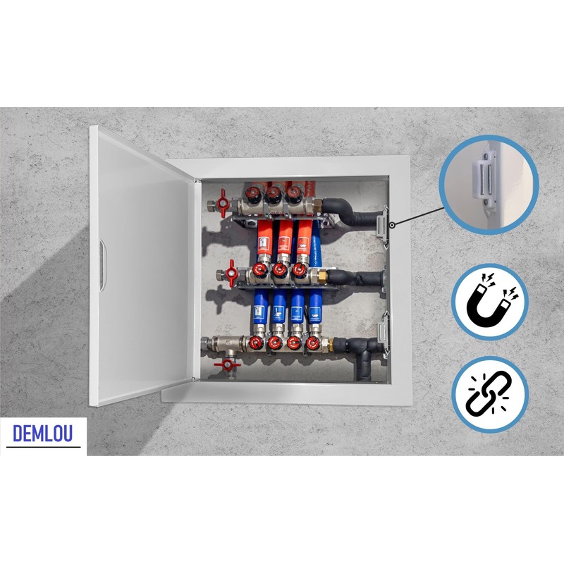 Metal Access Panel for Wall and Ceiling – White Steel