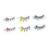 Mikinona Longest Glitter False Lashes 3 Sets for Women Fluffy
