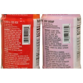 Takaokaya Japan Doraemon Furikake "Salmon & Cod Roe" and "Nori Shrimp" Rice Seasoning Mix