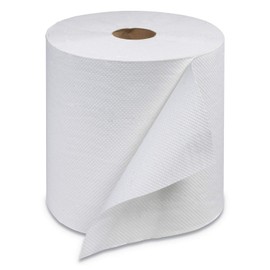 TOWEL,ROLL,800',6/CT,WH TRKRB8002