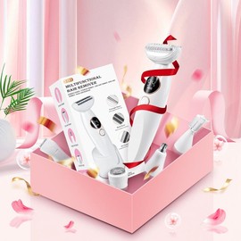 Back to School 5 in 1 Electric Shaver, 1 Set Rechargeable Shaver & Accessories, Suitable for Wet and Dry Use, Personal Care Appliances for Women Comfort