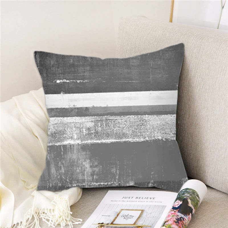 Daesar Decorative Throw Pillow Cases, Throw Pillowcases 4 Pack Grey