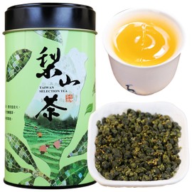 XIXICHA Lishan Oolong Tea Taiwan High Mountain Tea Oolong Tea Loose Leaf Taiwan Lishan Oolong Tea Formosa Oolong Tea Taiwaness Gaoshan Ulong Tea 梨山茶 梨山高冷茶 台湾茶 台湾高山茶 乌龙茶 5.3oz/150g