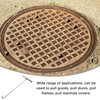 Ciieeo Heavy-Duty Stainless Steel Manhole Cover Hook Shape Lift Tool