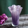 8'' Blown Glass Flower Vase for Home Wedding Modern Centerpieces